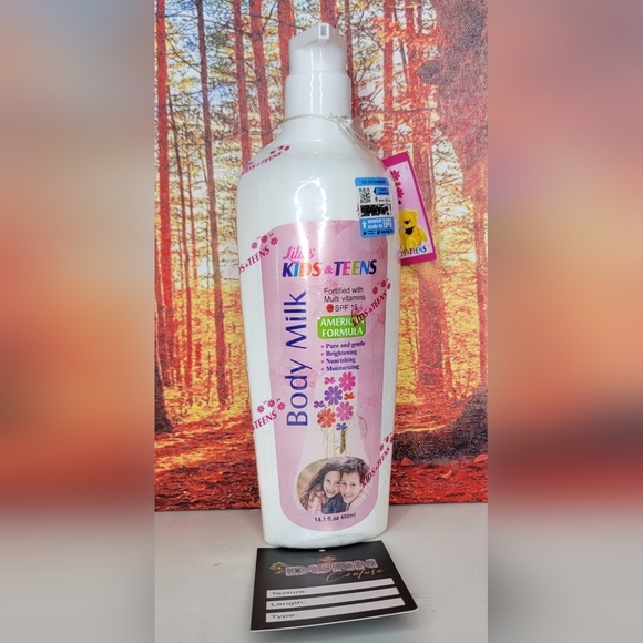 Skincare Lilies Lotion Kids And Teens Body Milk Fortified With